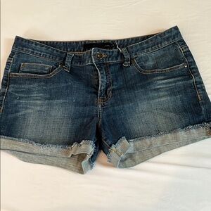 Calvin Klein Jeans size 12 blue jean shorts 5 pocket with stretch
